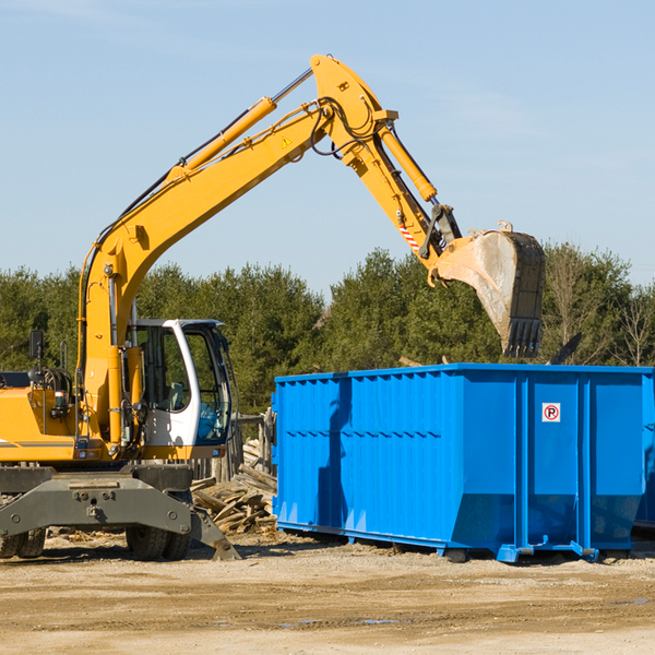 can i choose the location where the residential dumpster will be placed in Ambia